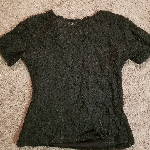 Black Lace Top - Picture 2 of 2